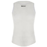 Maglia intima senza maniche Santini Alpha - Bianco