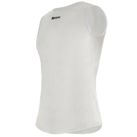 Maglia intima senza maniche Santini Alpha - Bianco