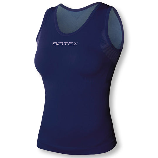 Maglia intima donna senza maniche Biotex Sun - Viola