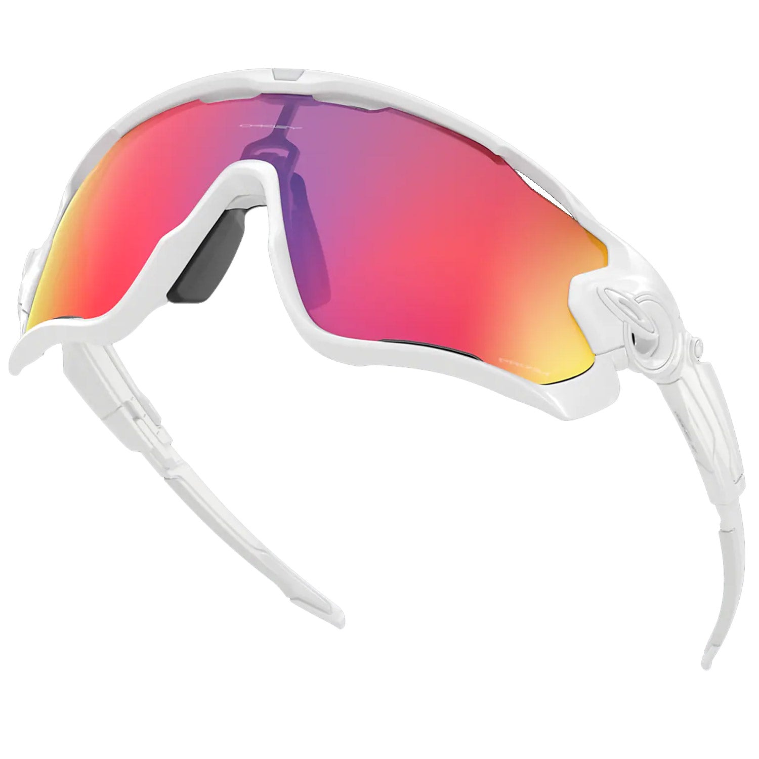 Oakley Jawbreaker Sunglasses - Polished white prizm road