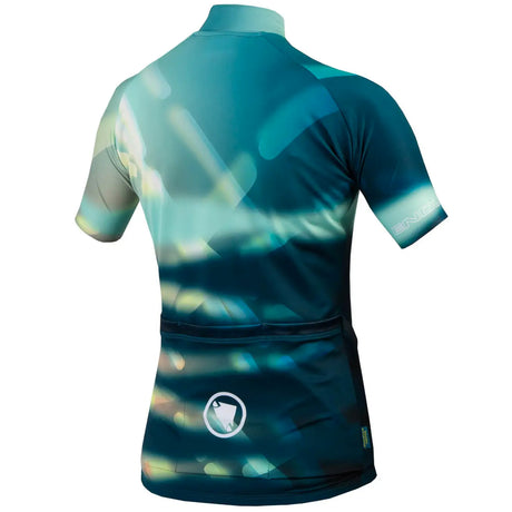 Maglia donna Endura Virtual Texture - Blu - B