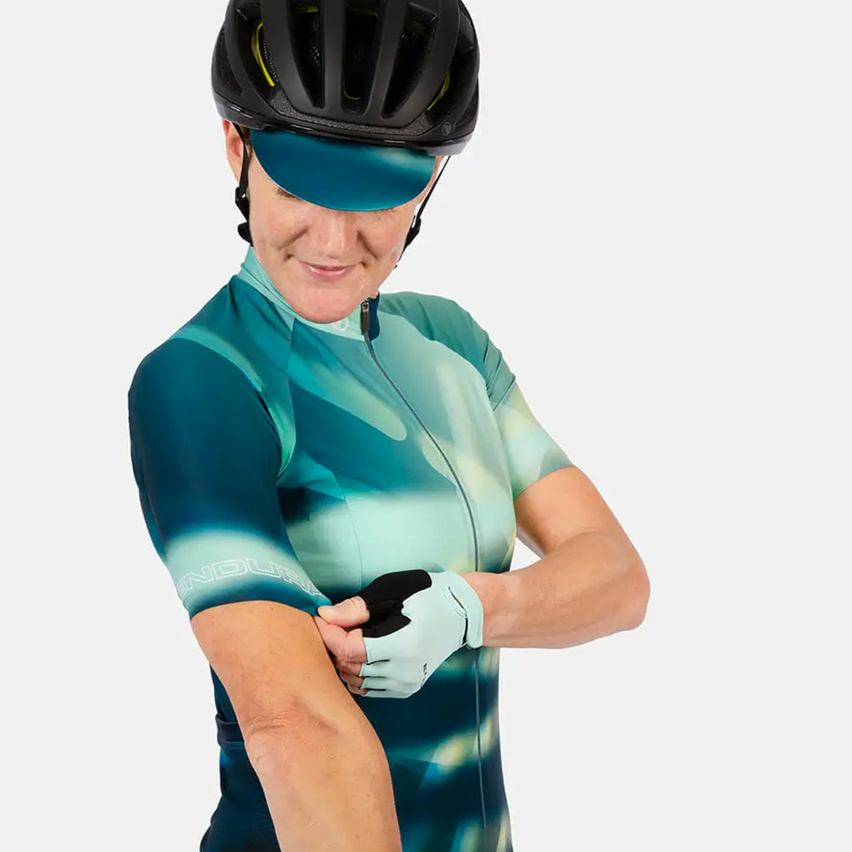 Maglia donna Endura Virtual Texture - Blu - E
