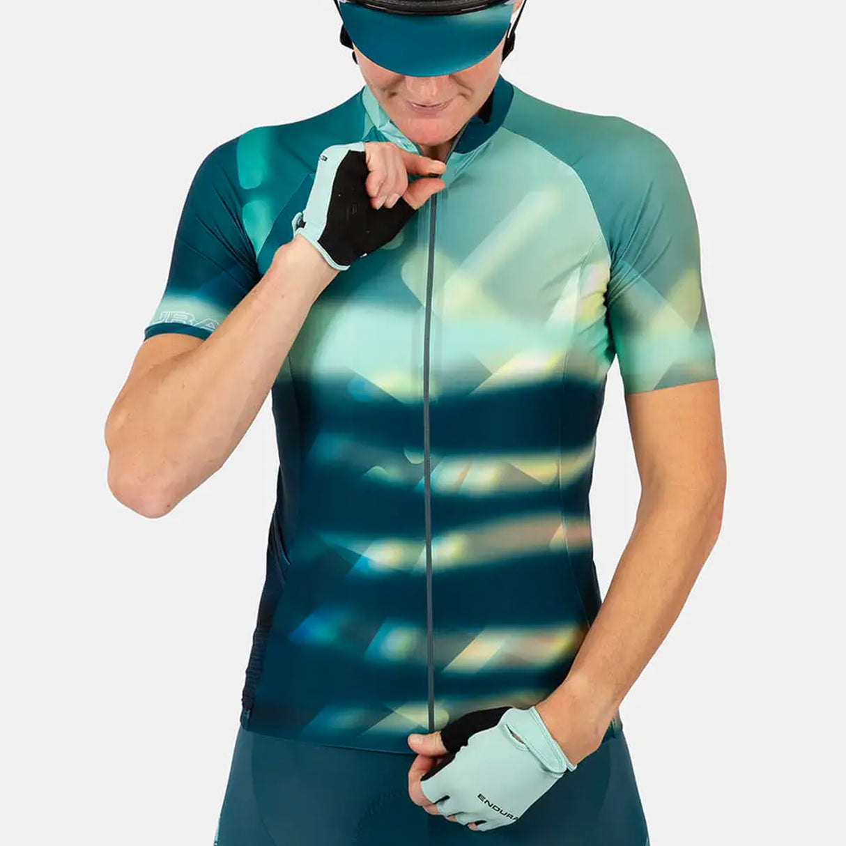 Maglia donna Endura Virtual Texture - Blu - C