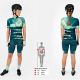 Maglia donna Endura Virtual Texture - Blu - G