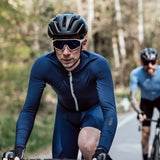 Maglia maniche lunghe Q36.5 L1 Pinstripe X - Blu - I