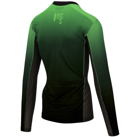 Maglia maniche lunghe Karpos Jump - Verde nero
