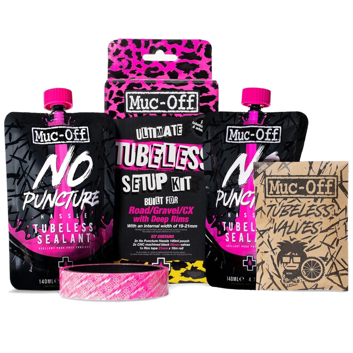 Muc-Off Ultimate Tubeless Setup Kit - Road Gravel Cx - P
