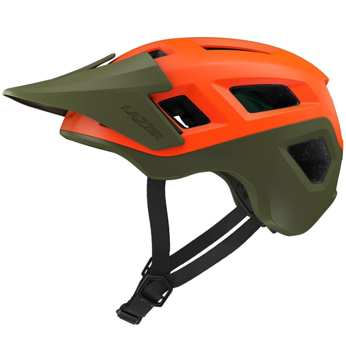 Casco Lazer Coyote KinetiCore - Arancio verde - L