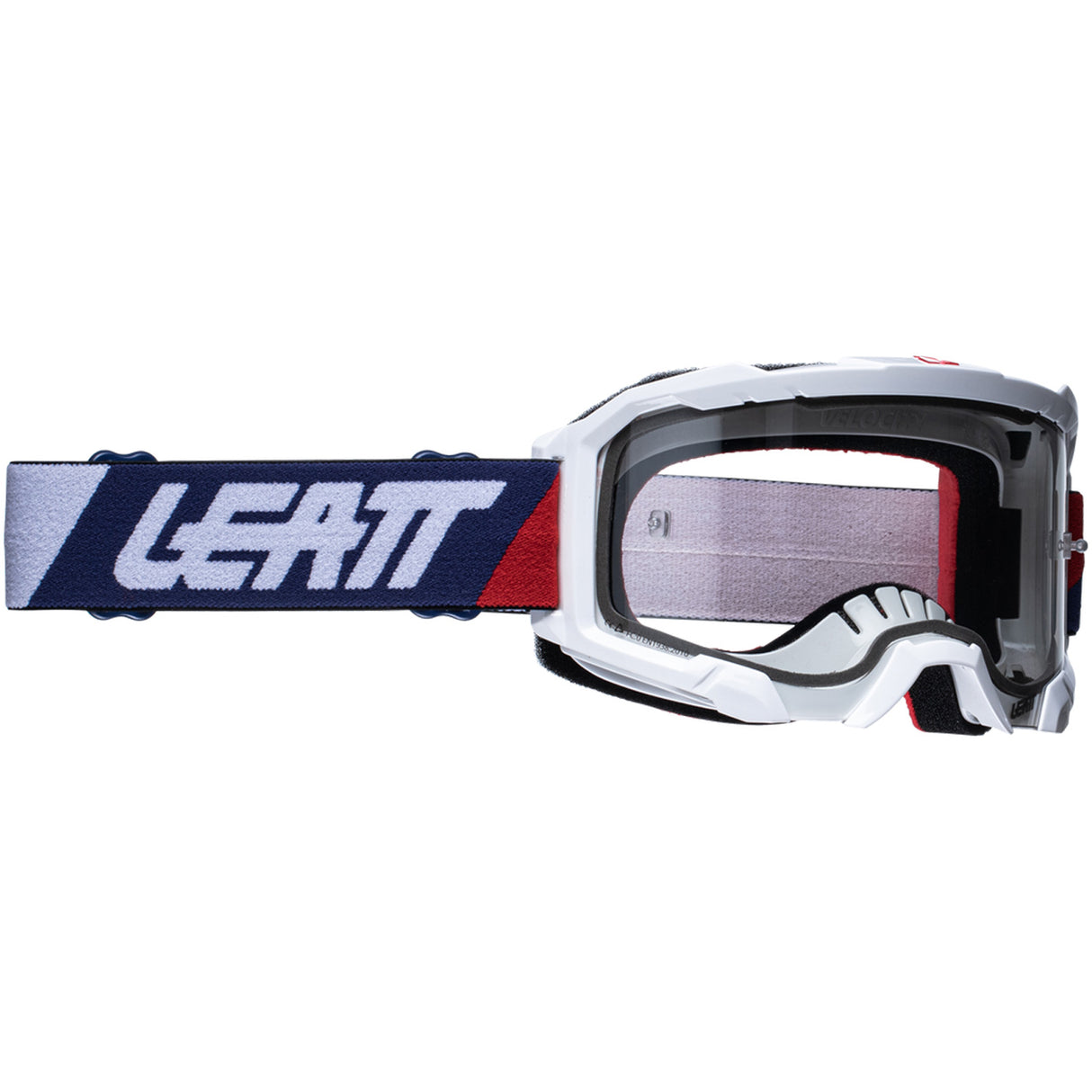 Maschera Leatt Velocity 4.5 - Bianco blu - M