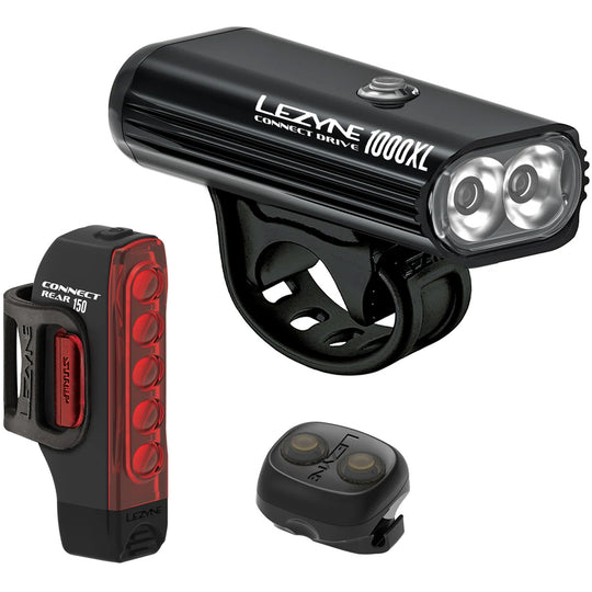 Lezyne Connect Drive Pro Pair lampe - Schwarz
