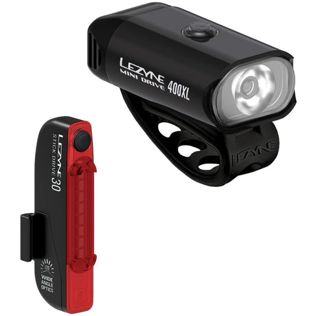 Luci Lezyne Mini & Stick Drive Pair - Nero - B