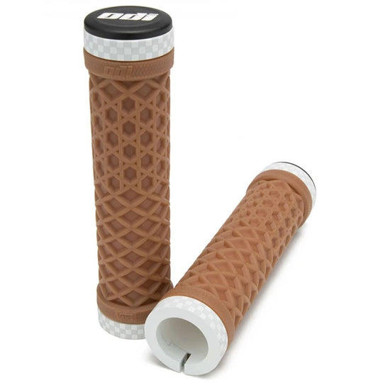 Odi Vans Flangeless Lock-On grips - Brown