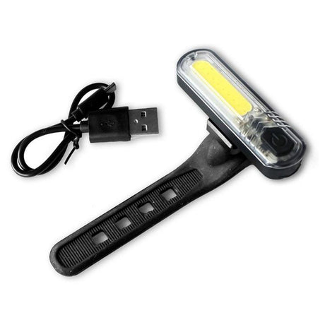 Luce Anteriore Eleven ricaricabile usb 10 Led - Nero
