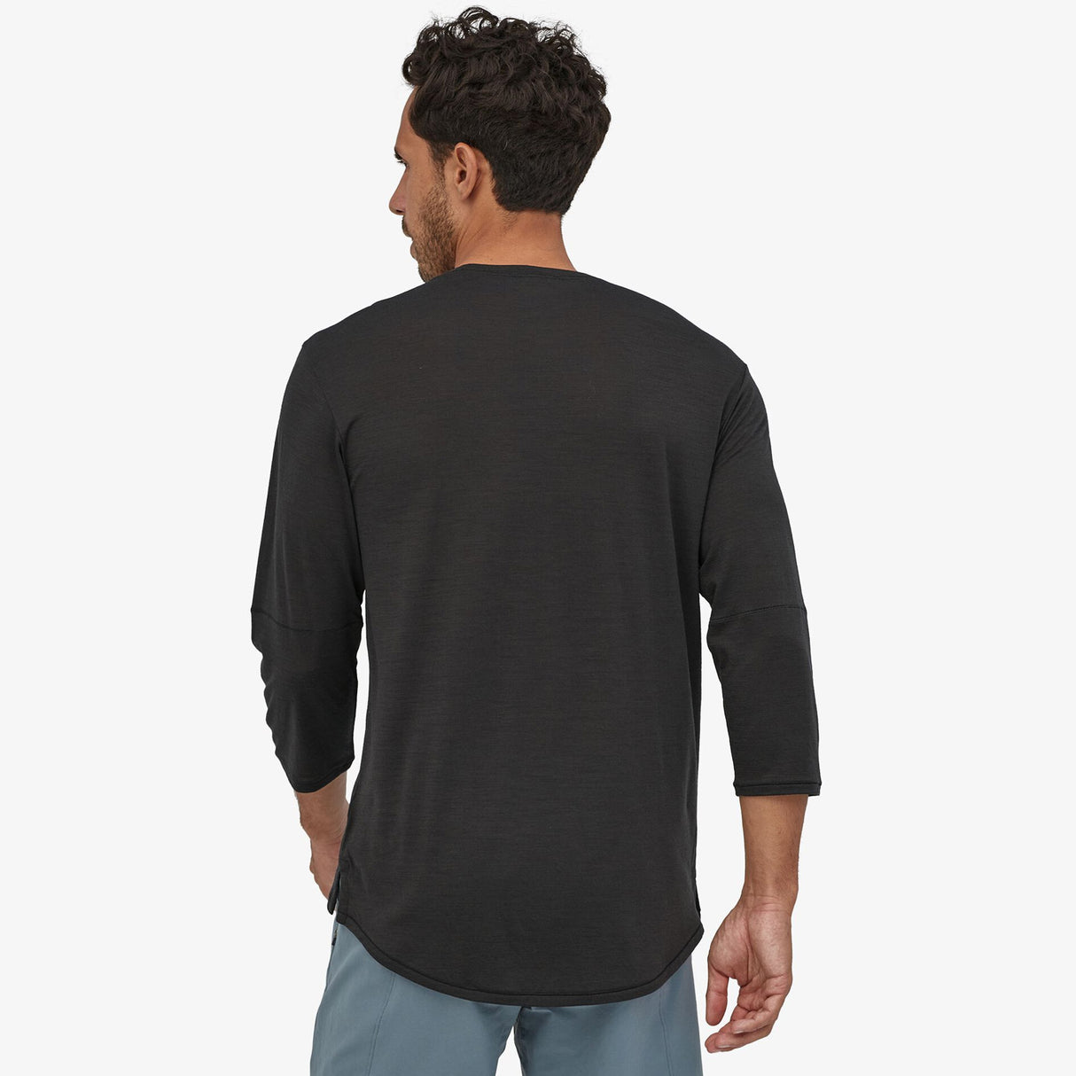 Maglia 3/4 Patagonia Merino - Nero - G