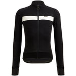 Santini Adapt Wool long sleeve jersey - Black