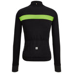 Santini Adapt Wool long sleeve jersey - Green
