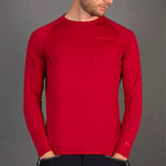 Camiseta interior mangas largas Endura BaaBaa Blend - Rojo