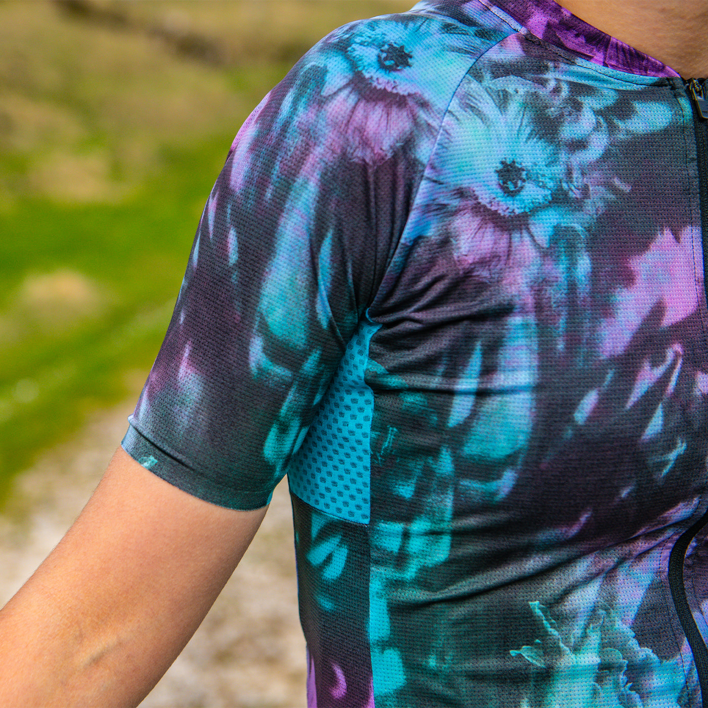 Maglia donna Northwave Blade Flower - Azzurro - I