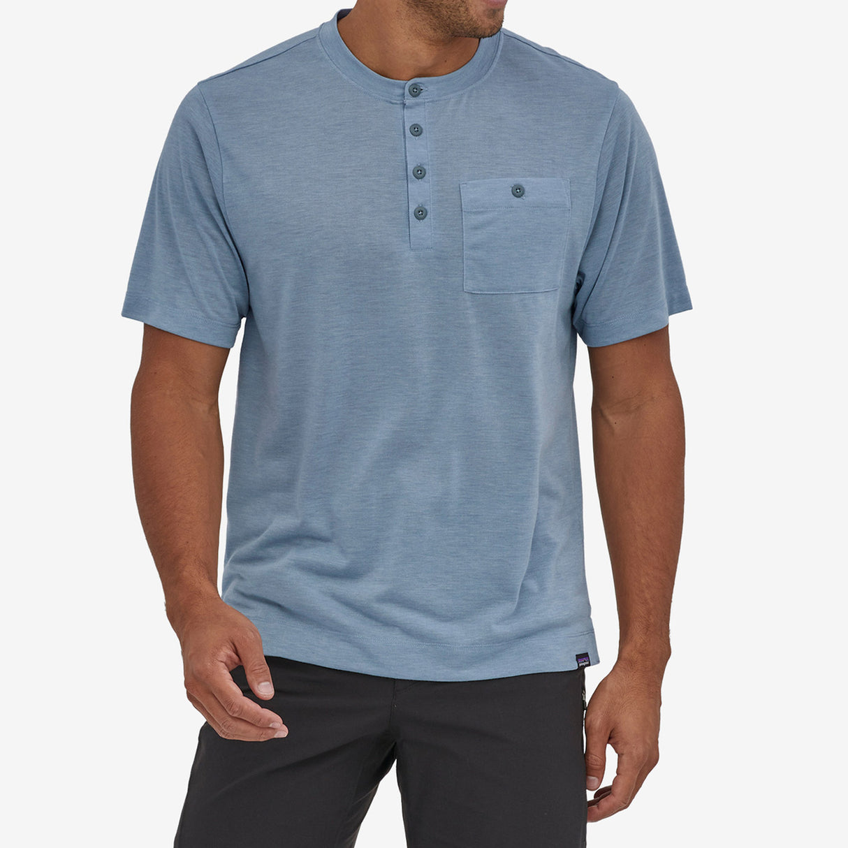 Maglia Patagonia Cap Cool Trail Bike Henley - Blu - Q