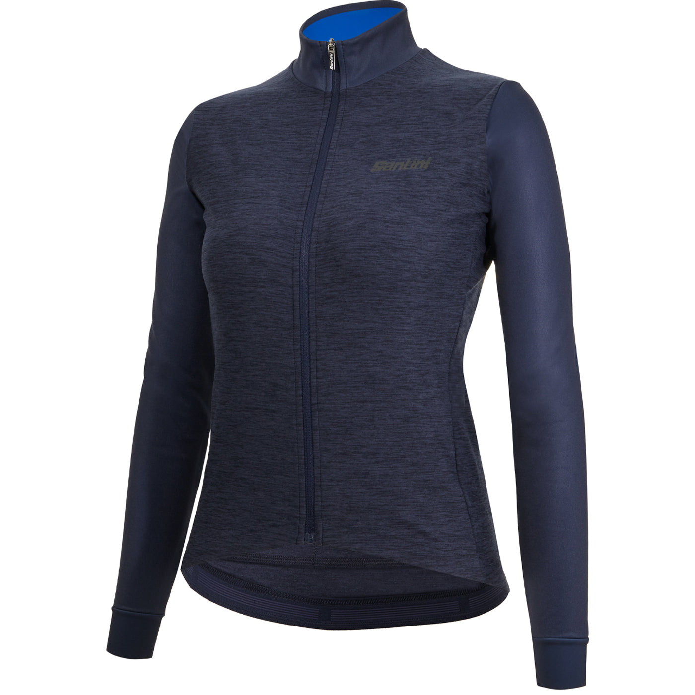 Maglia maniche lunghe donna Santini Colore Puro - Blu - B