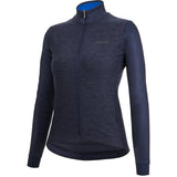 Maglia maniche lunghe donna Santini Colore Puro - Blu - B