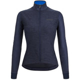 Maglia maniche lunghe donna Santini Colore Puro - Blu - C