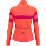 Maillot femme manches longues Santini Coral Bengal - Rose 