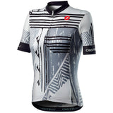 Maglia donna Castelli Astratta - Bianco nero - G