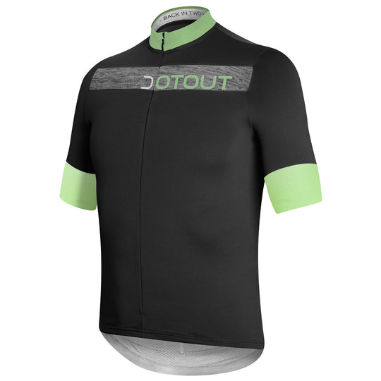 Maillot Dotout Horizon - Negro lime