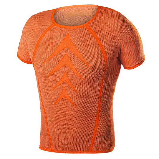 Maillot de corps M/C Biotex Powerflex - Orange fluo