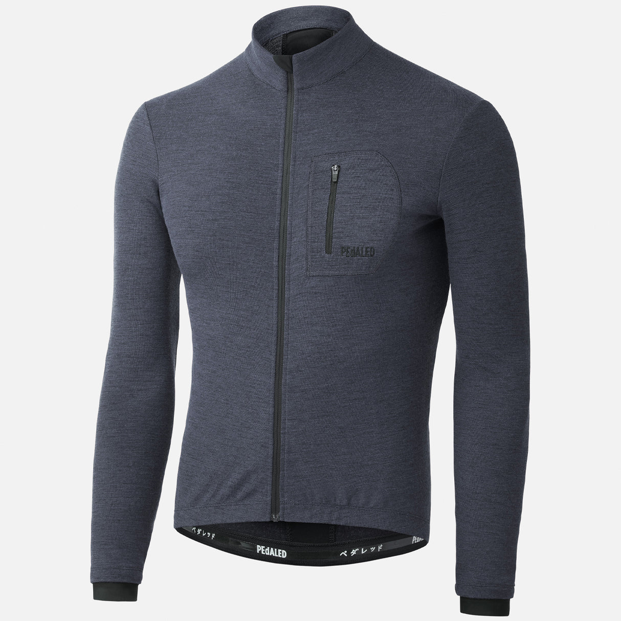 Maglia maniche lunghe Pedaled Kaido - Blu - H