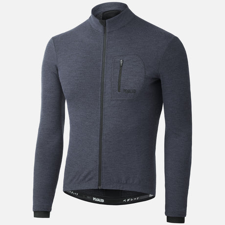 Maglia maniche lunghe Pedaled Kaido - Blu - H
