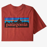 T-Shirt Patagonia P-6 Logo Responsibili - Rouge