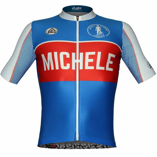 Alka Michele Scarponi Reflex jersey - Blue