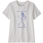 T-shirt donna Patagonia Skinny Dip Trip - Bianco