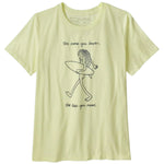 T-shirt donna Patagonia Skinny Dip Trip - Giallo