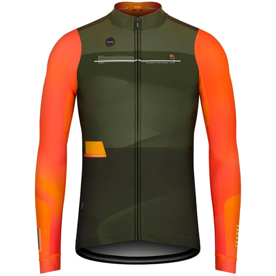 Gobik Supercobble Borneo long sleeves jersey - Green