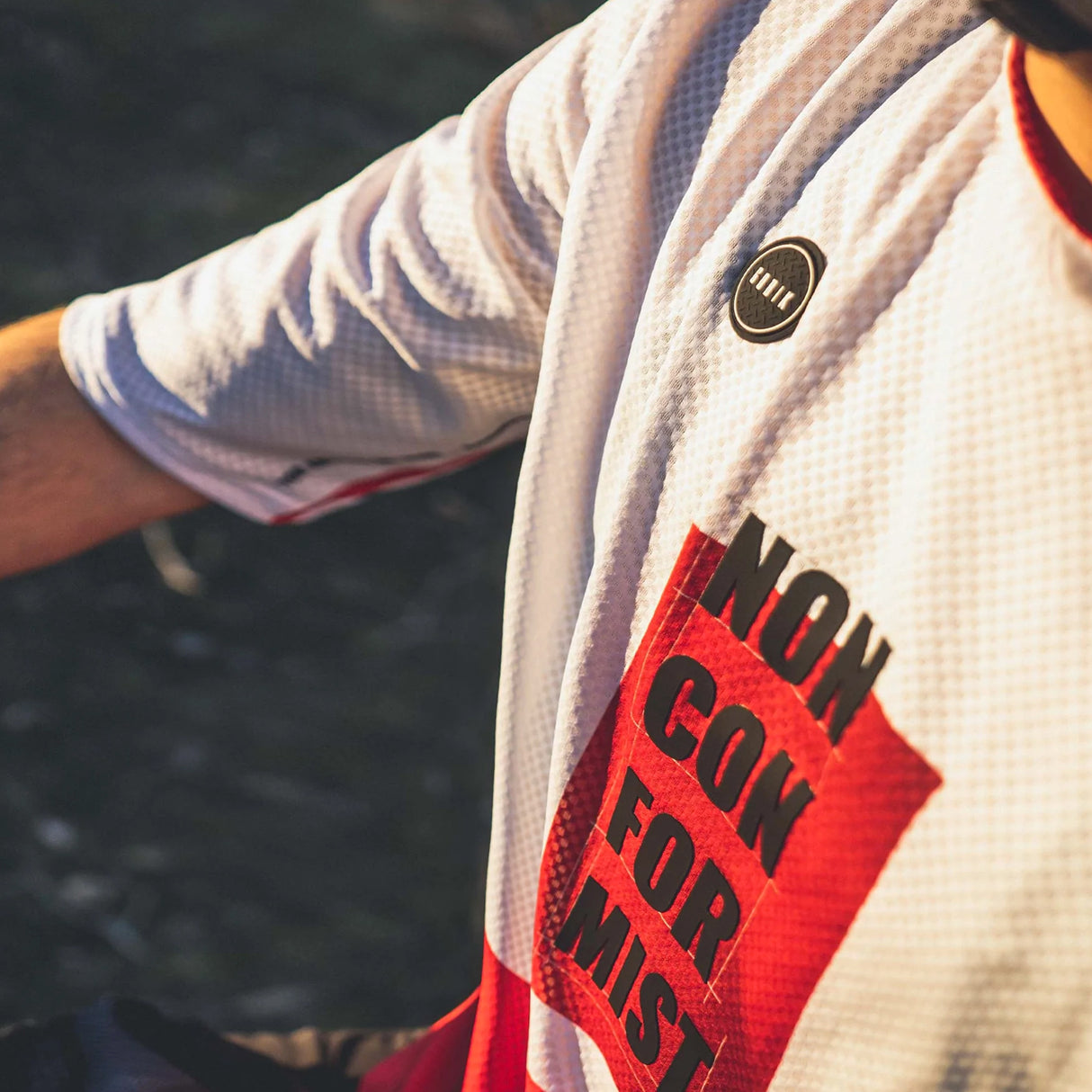Maglia Gobik Terrain Whistler - Bianco rosso - E