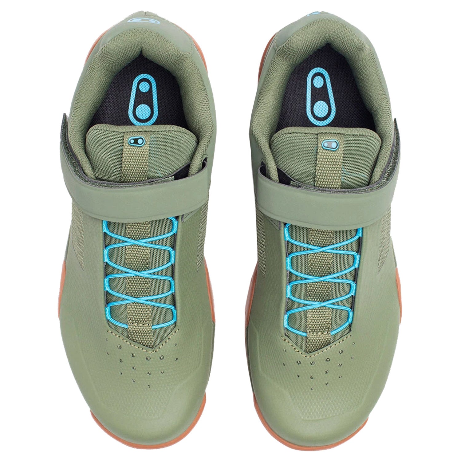 Crank Brothers Mallet E Speedlace Strap shoes Green All4cycling