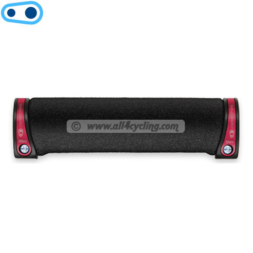 Crank Brothers Cobalt Grips - Black Red