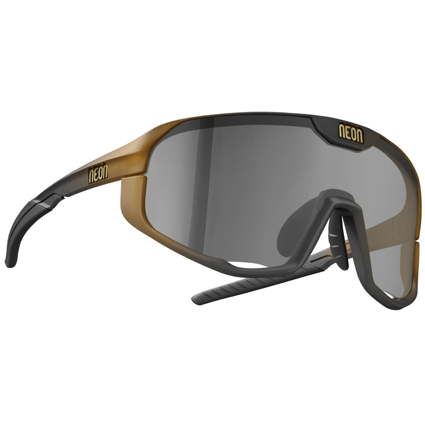 Uvex Occhiali - athletic CV - black matt /colorvision yellow mirror gold