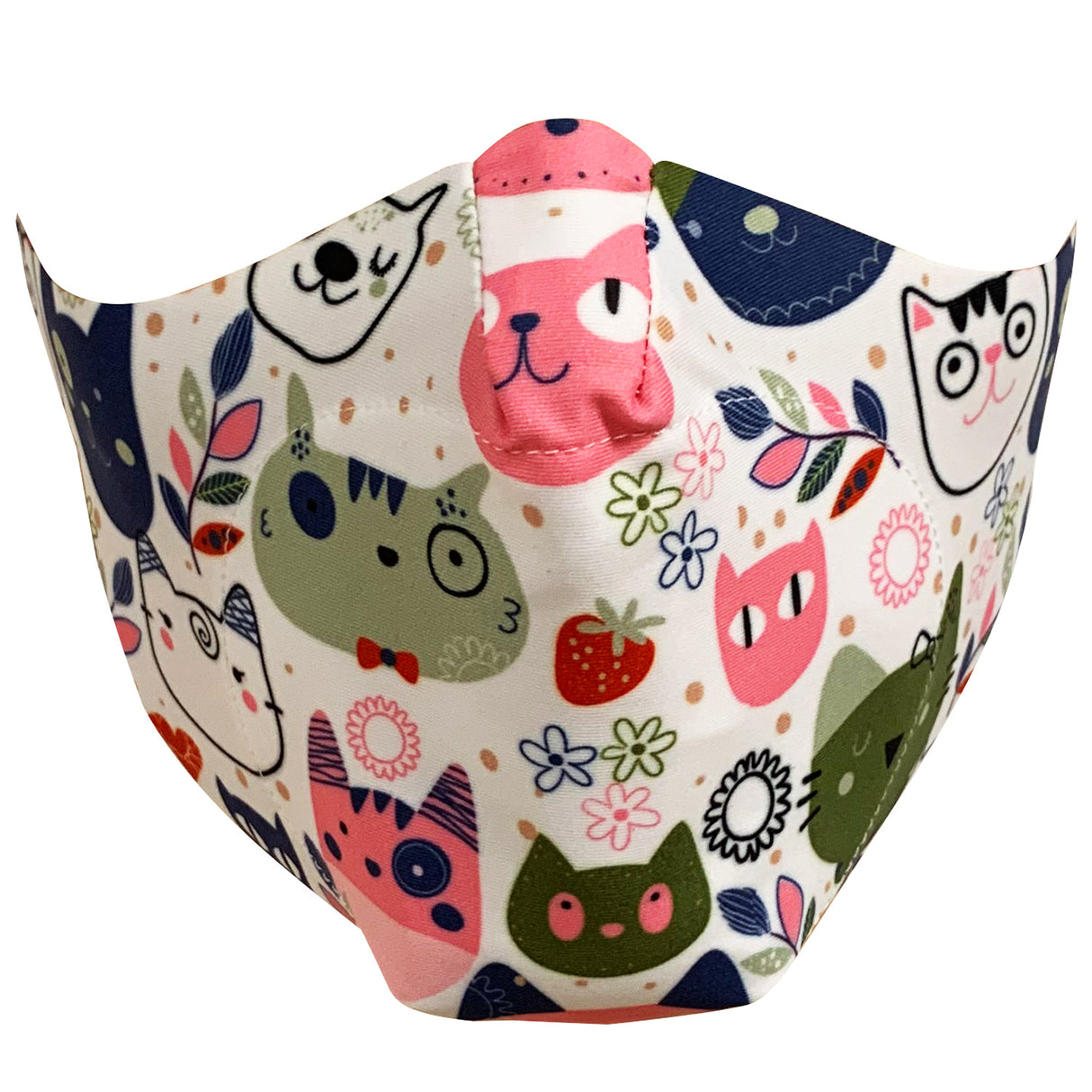 Mascherina All4cycling Cat - Bianco