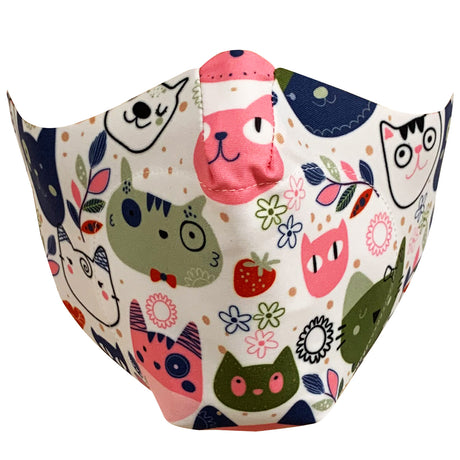 Mascherina All4cycling Cat - Bianco