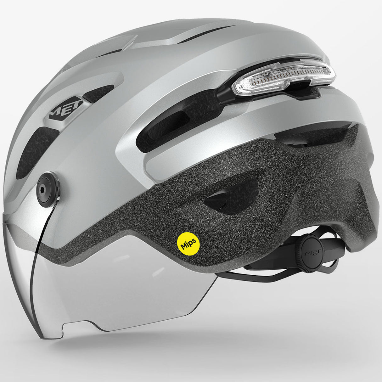 Casco Met Intercity Mips - Grigio - O