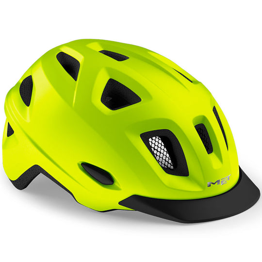 Met Mobilite radhelm - Fluo gelb