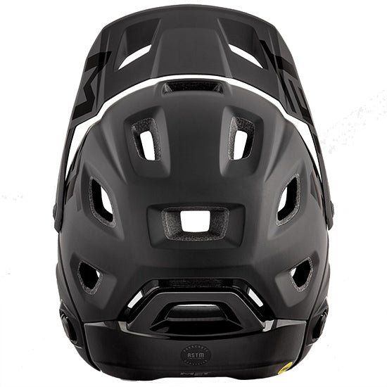 MET Parachute MCR Casco Ciclismo Unisex | Imbottito Comfort, Nero, Taglia Unica