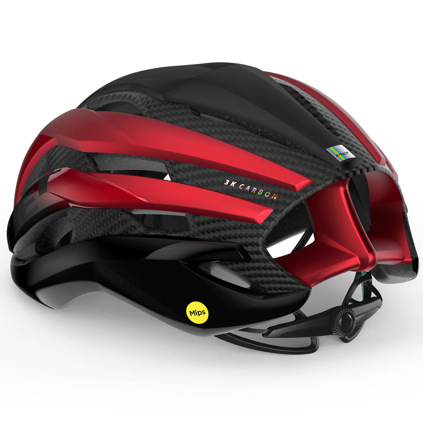 Met Trenta 3K Carbon Mips helmet Black red All4cycling
