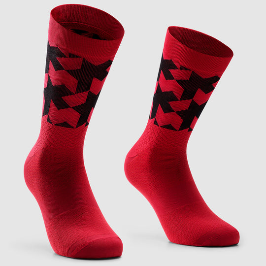 Chaussettes Assos Monogram Evo - Rouge