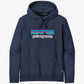 Felpa Patagonia P-6 Logo Uprisal Hoody - Blu - C