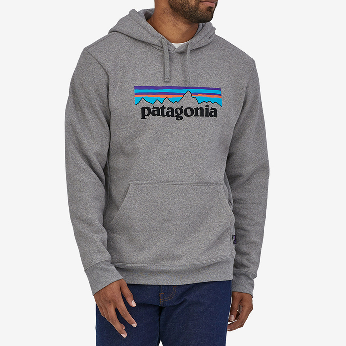 Felpa Patagonia P-6 Logo Uprisal Hoody - Grigio - N